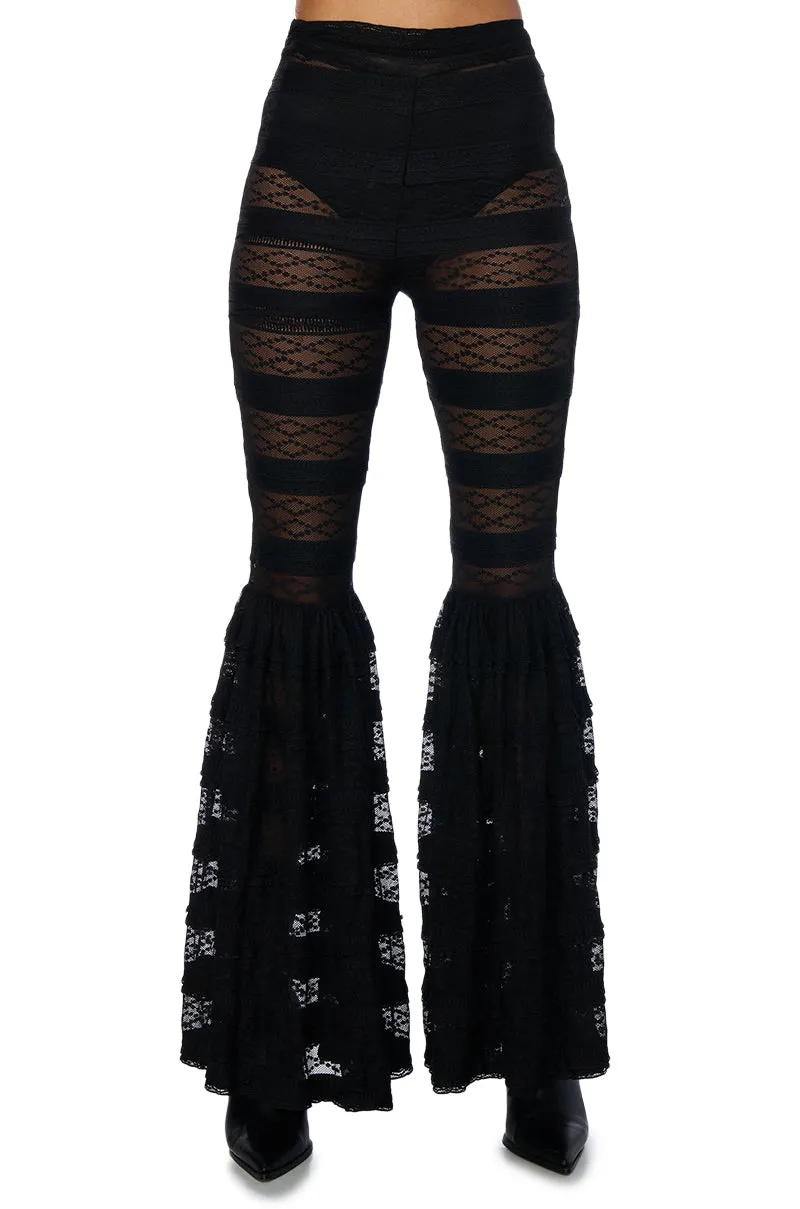 ALL I HAVE LEFT KNIT BELL BOTTOM FLARE PANT