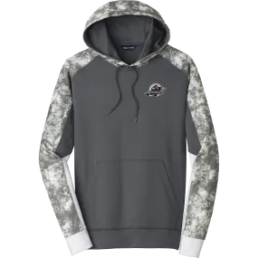 Allegheny Badgers Sport-Wick Mineral Freeze Fleece Colorblock Hooded Pullover