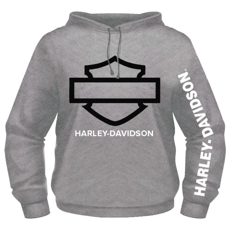 B & S BLACK/WHITE OUTLINE DEALER HOODIE
