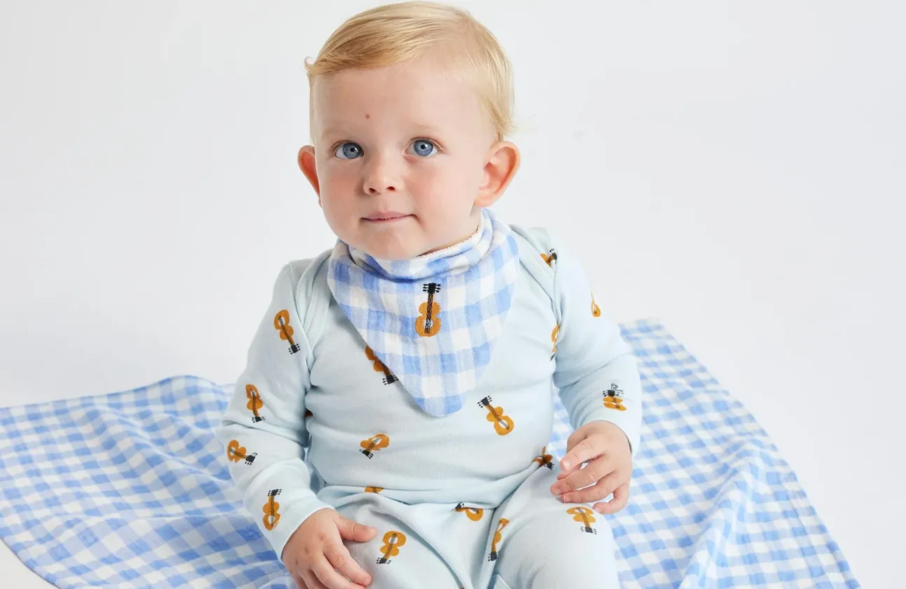 Baby Overall Acoustic Guitar Gift Set