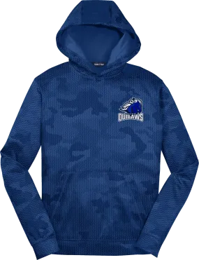 Brandywine Outlaws Youth Sport-Wick CamoHex Fleece Hooded Pullover