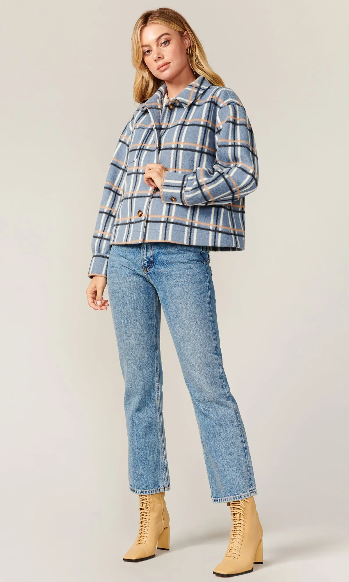 Britta Windowpane Jacket - FINAL SALE