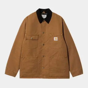 Carhartt WIP Mens OG Chore Aged Canvas Jacket - Deep Hamilton Brown