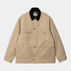 Carhartt WIP Mens OG Chore Aged Canvas Jacket - Dusty Hamilton Brown