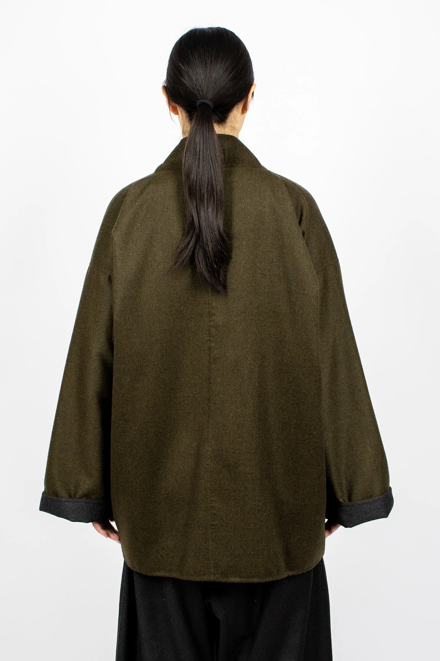 Chiba Reversible Jacket Beetle/Slate