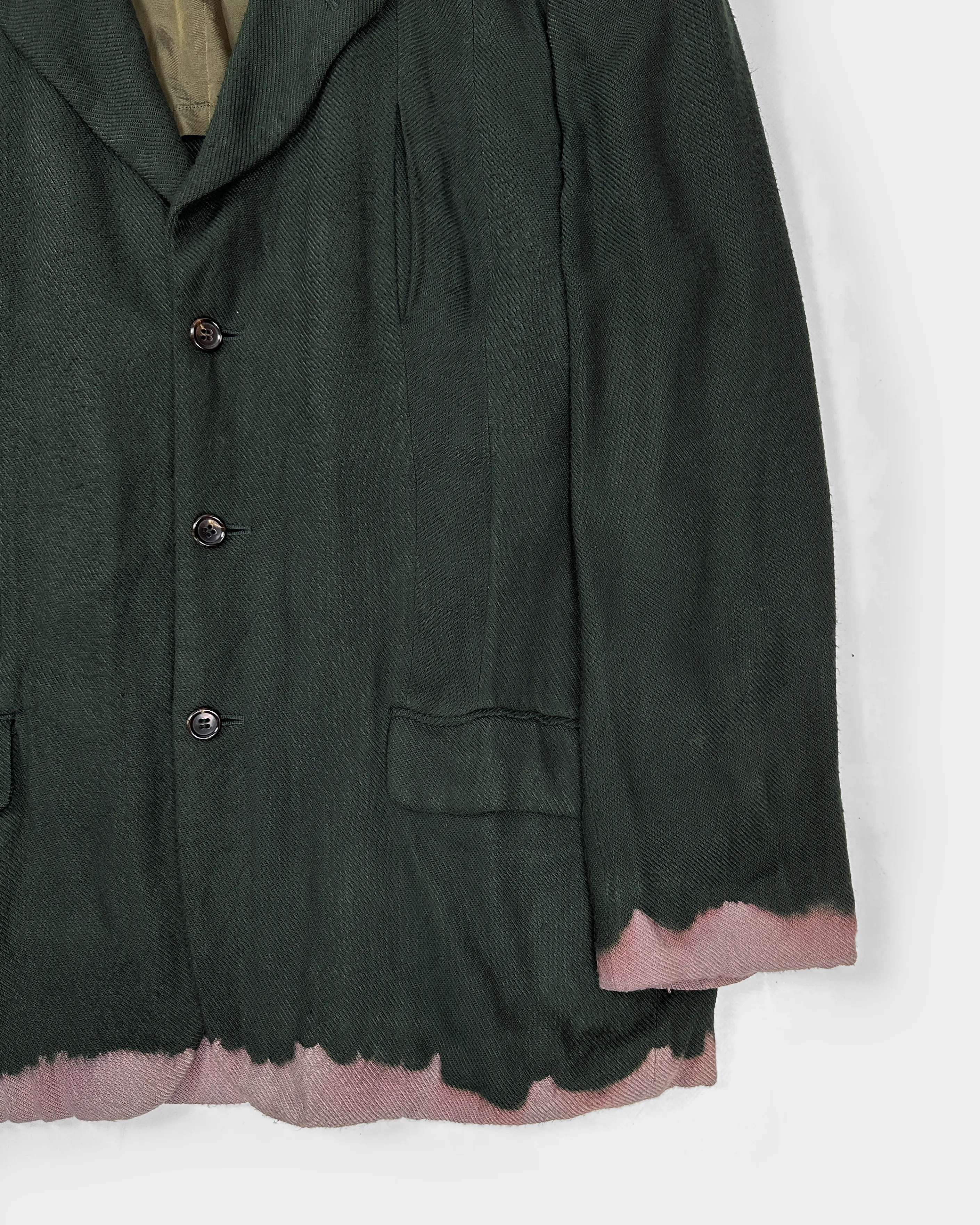 Comme Des Garçons Homme Plus Green Dyed Blazer FW 1993
