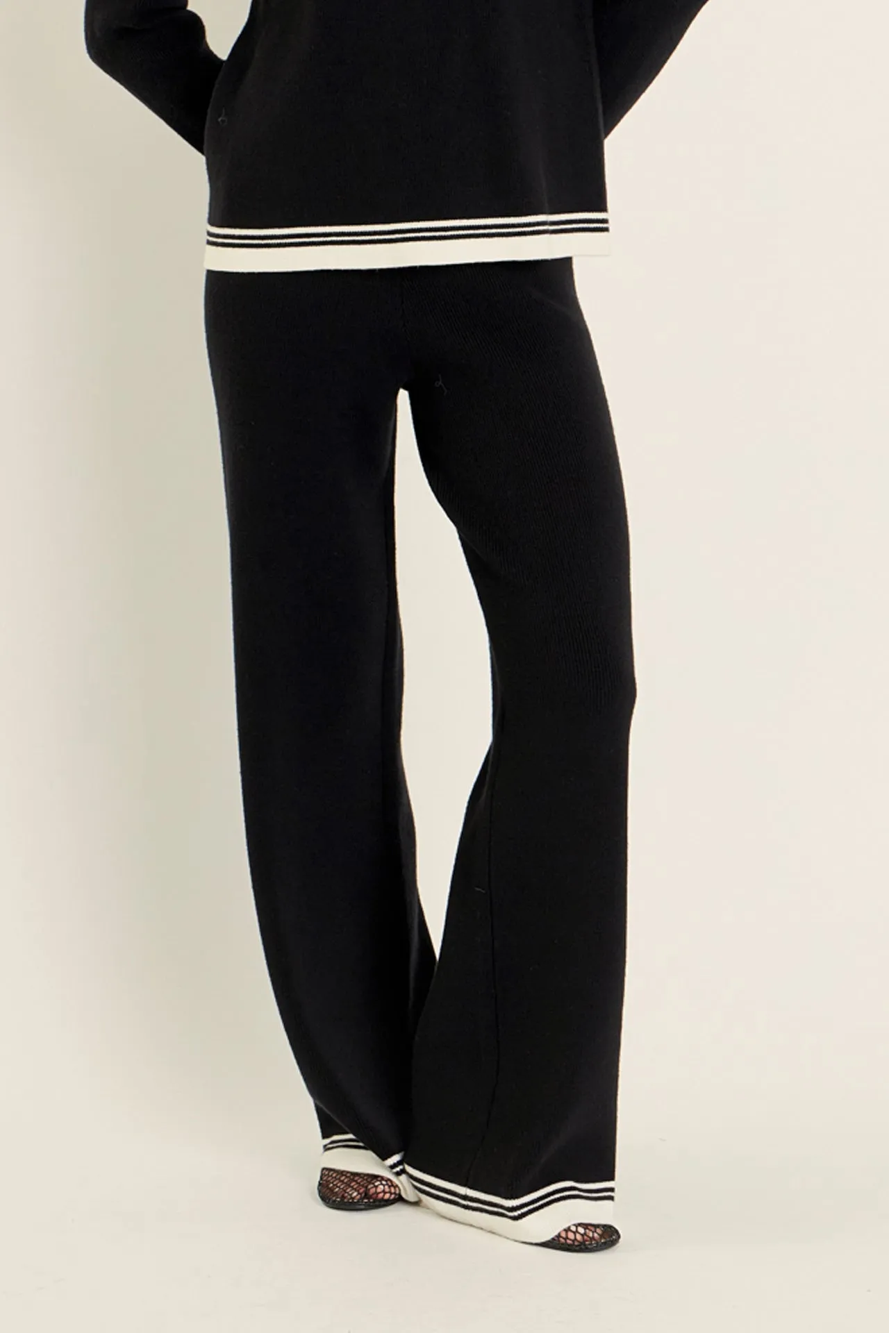 English Factory - Contrast Stripe Detail Knit pants