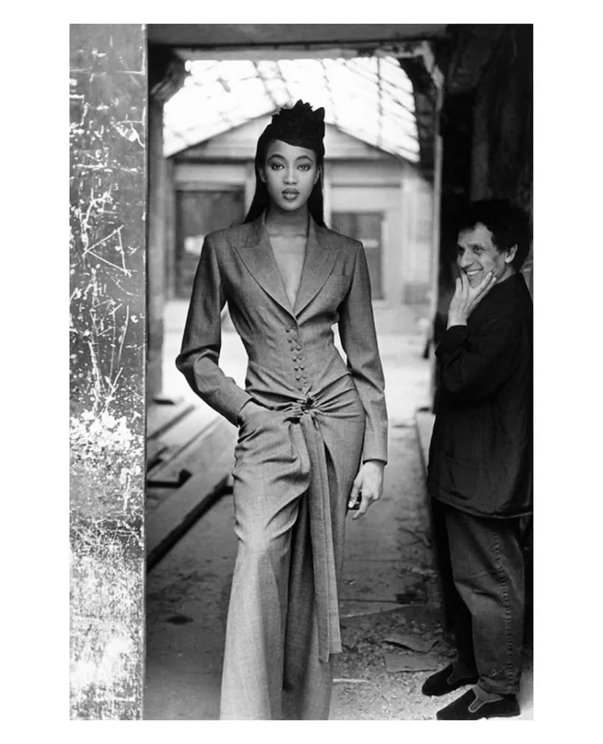 Fall 1988 Documented Alaia Red Corset Style Jacket