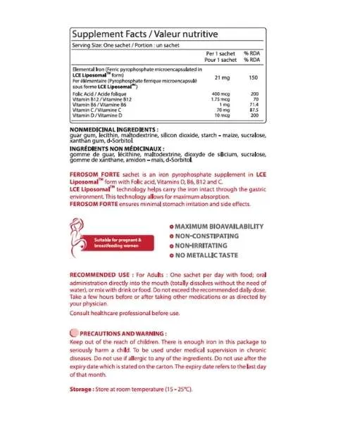 Ferosom Iron Sachets
