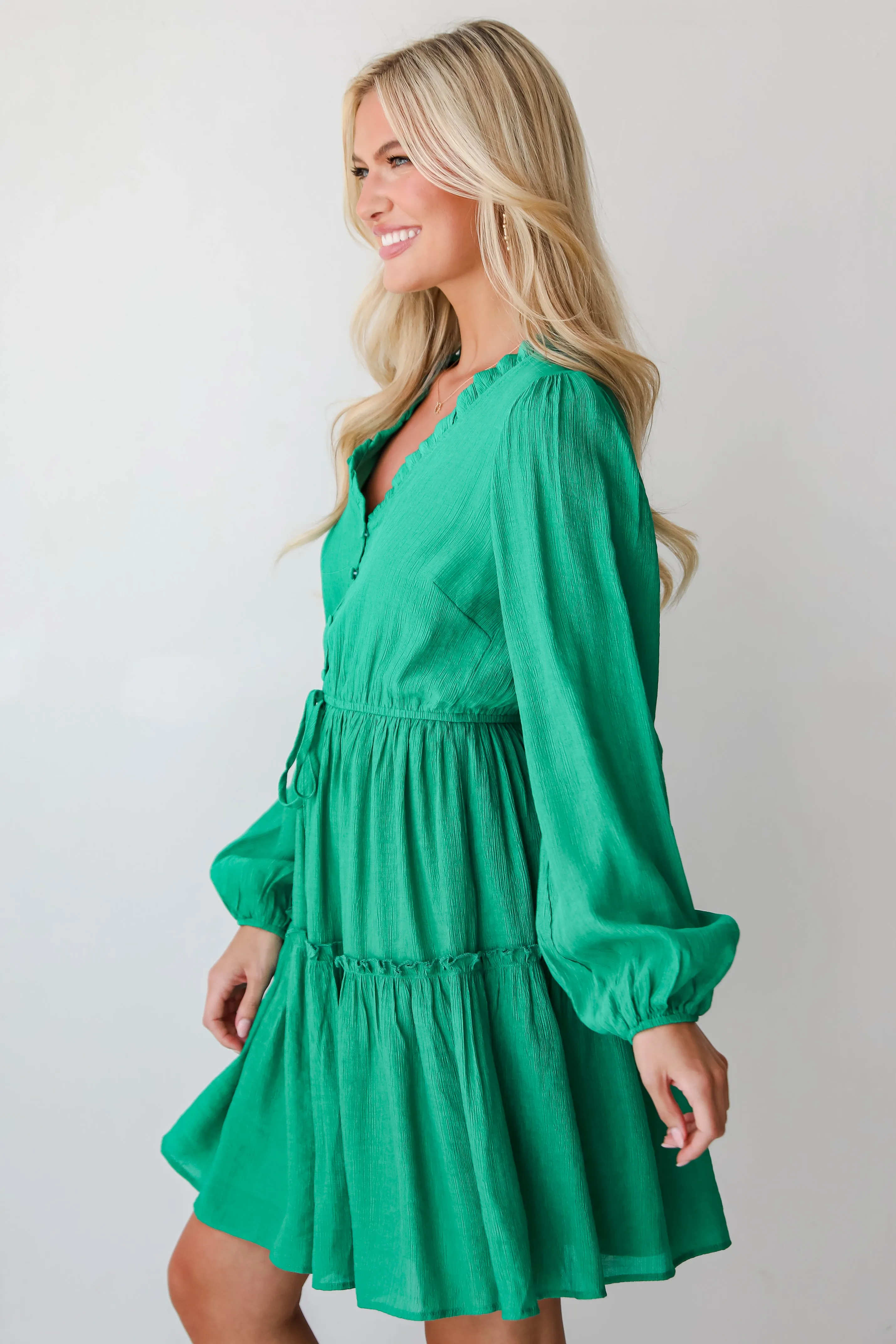 FINAL SALE - Fresh Perspective Green Mini Dress