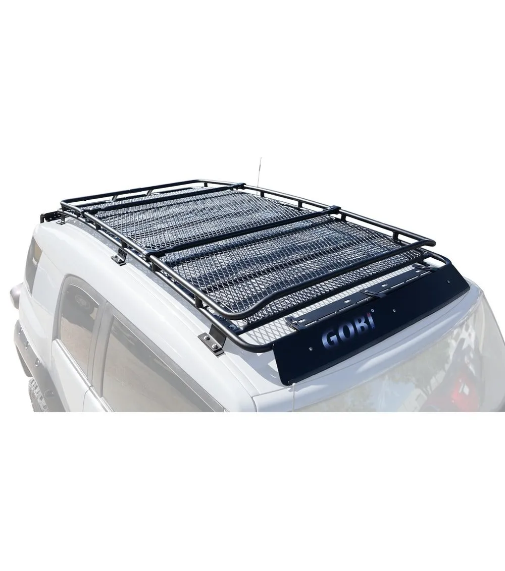GOBI Toyota FJ Cruiser Stealth Roof Rack w/ Lightbar Setup - 2007-2014