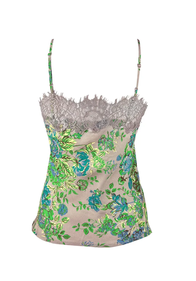 Gold Hawk Harlow Cami English Garden Print