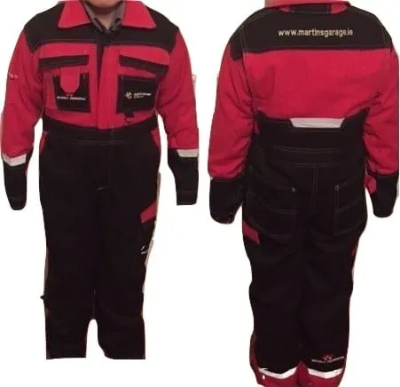 H/D Adult Red / Black Overall