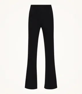 Intricate Sheer Pattern C&S Trousers Black