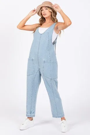 Janice Denim Overall Jumpsuit ✙ON SALE NOW✙