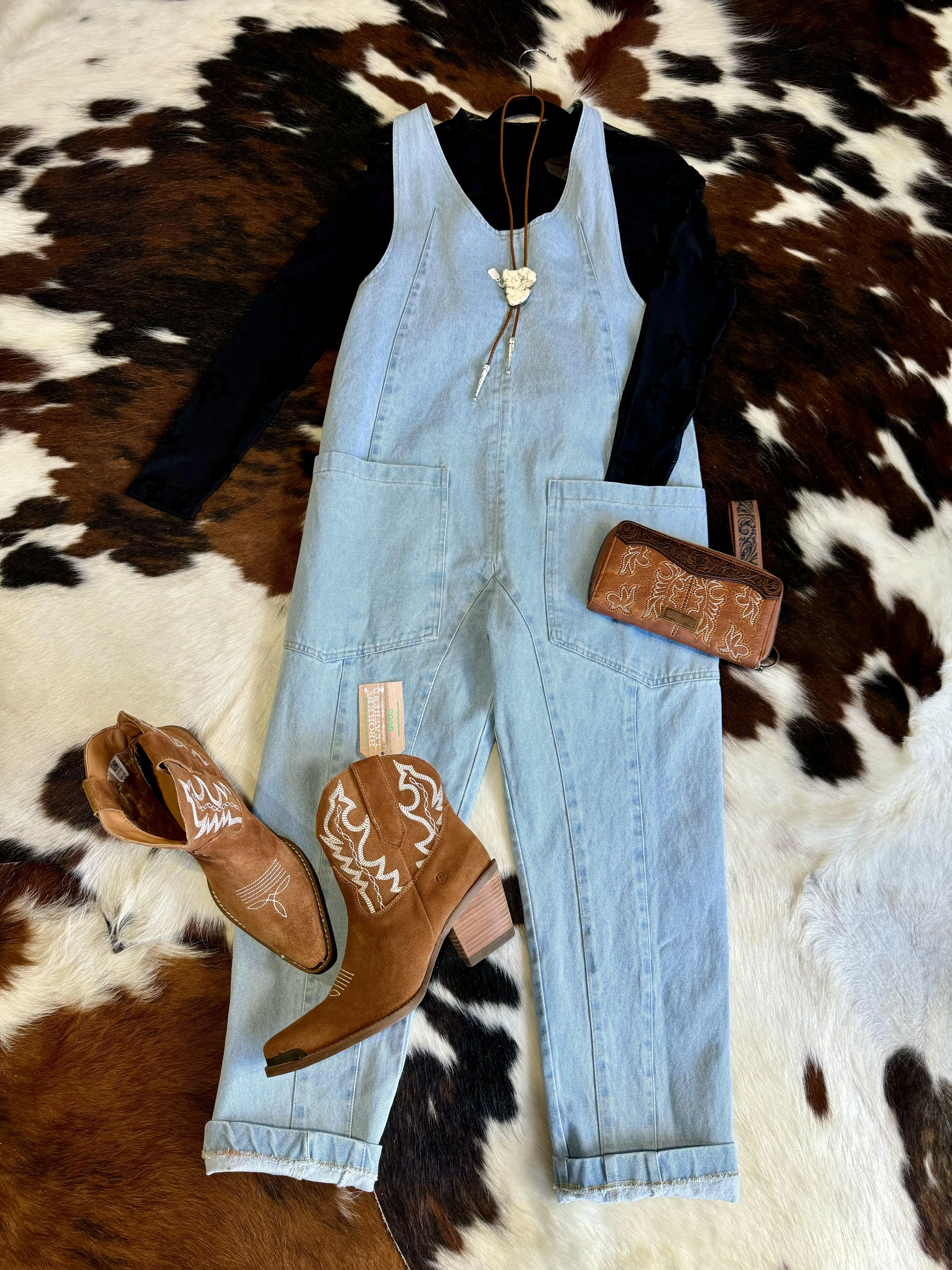 Janice Denim Overall Jumpsuit ✙ON SALE NOW✙