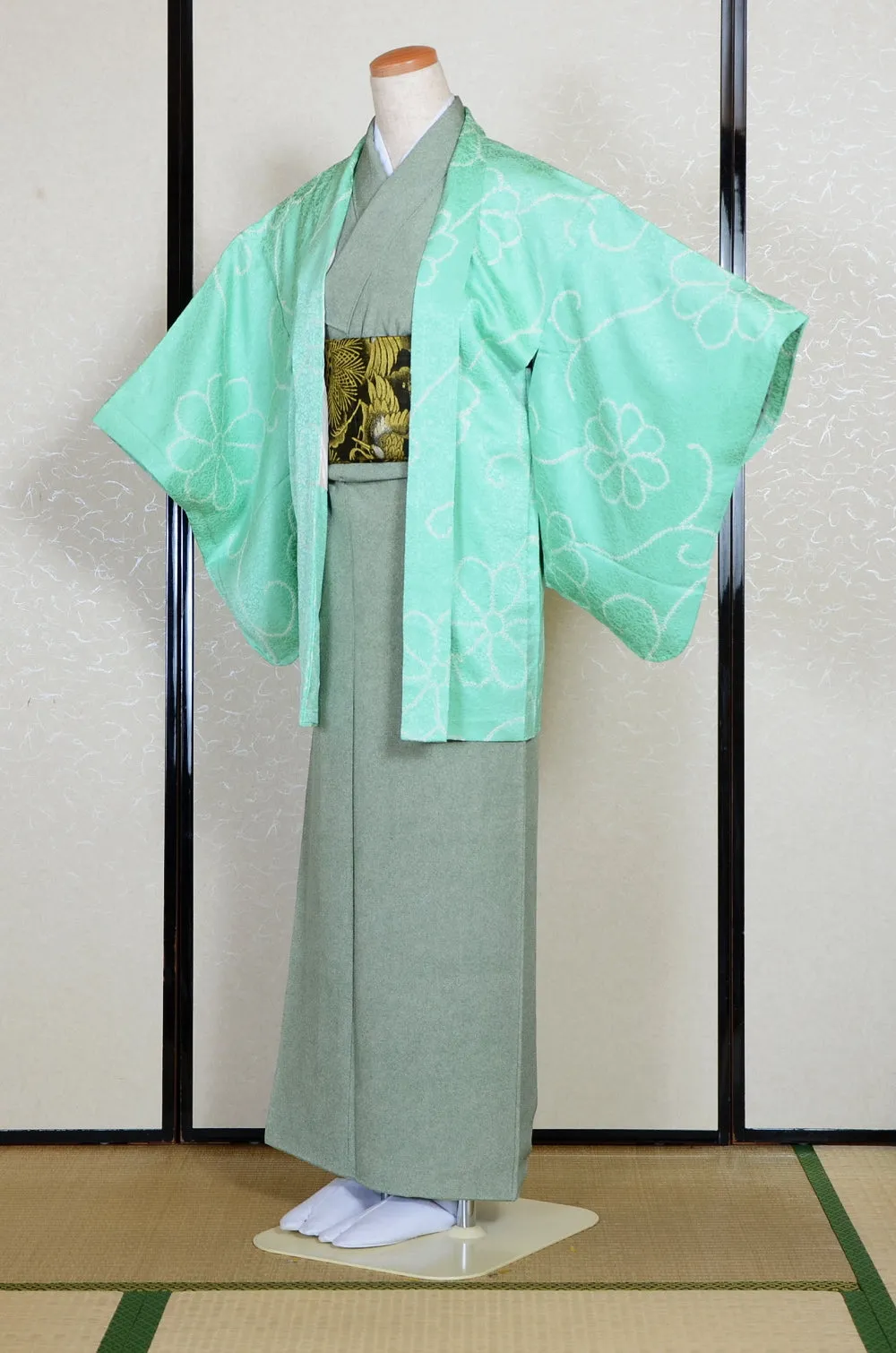 Japanese kimono & jacket 5 items set / SK #1-713