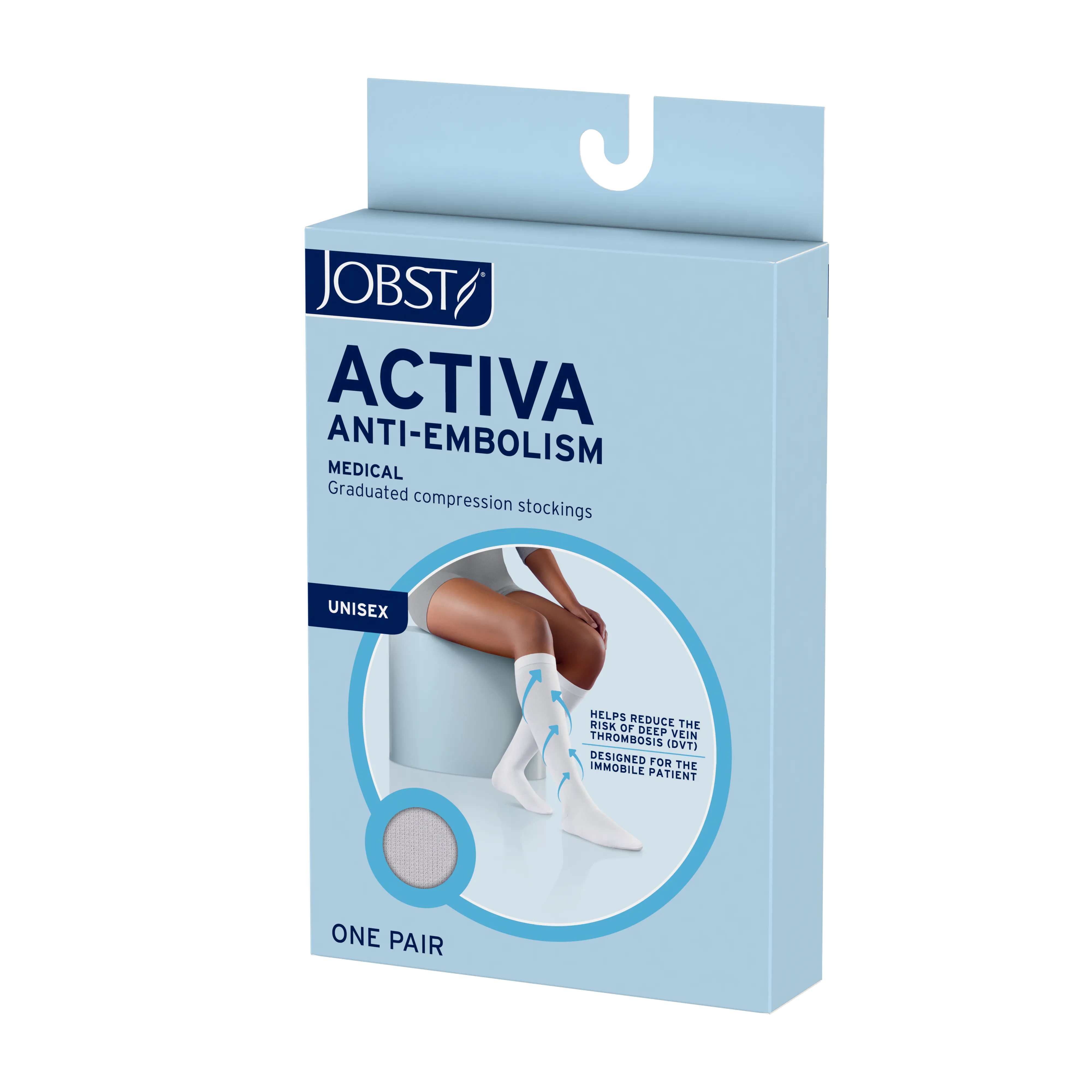 JOBST® ACTIVA Anti-Embolism 18 mmHg Compression Socks Knee & Thigh High