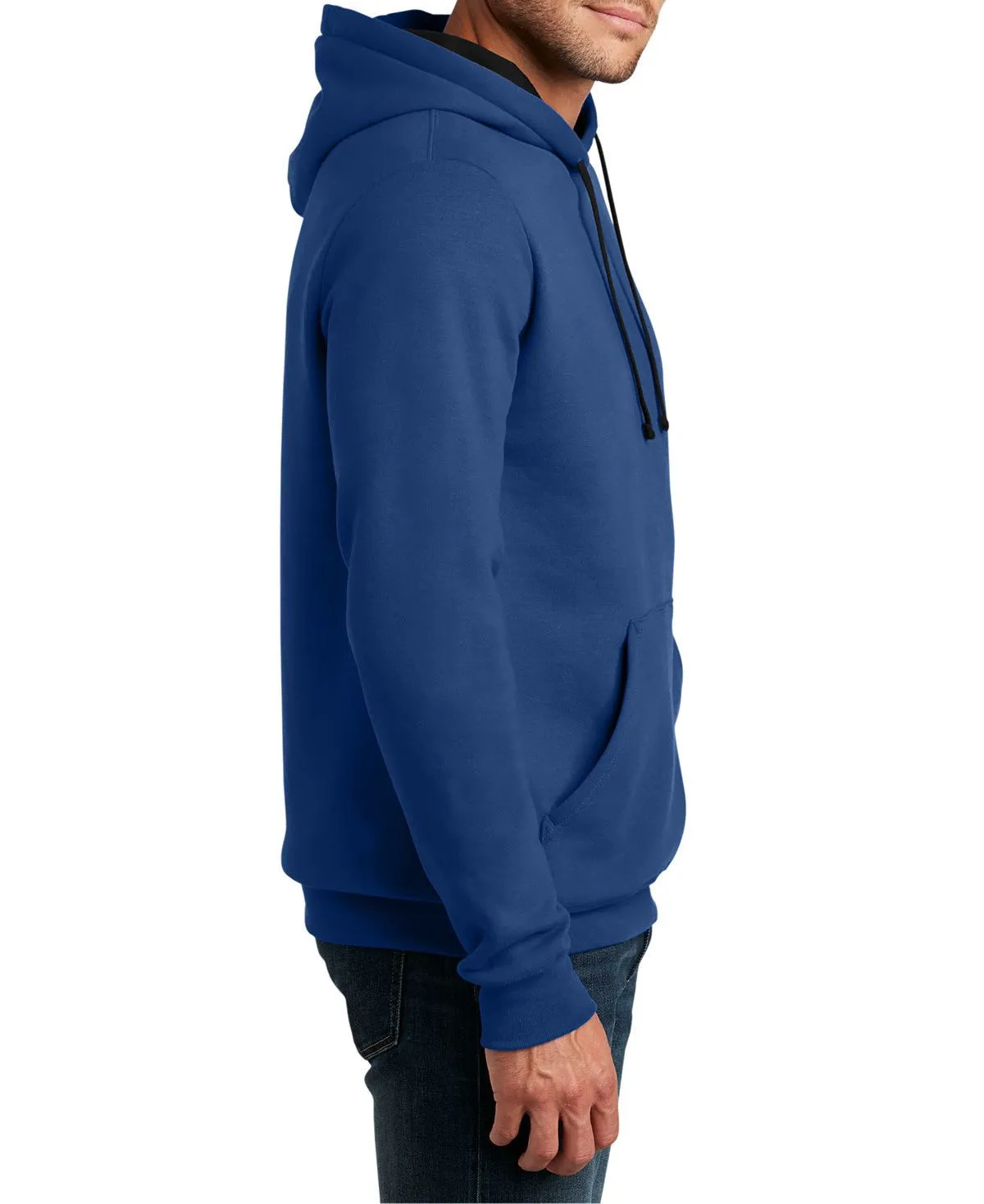 Men's Long Sleeve Hooded Pullover Sweatshirt with Pocket