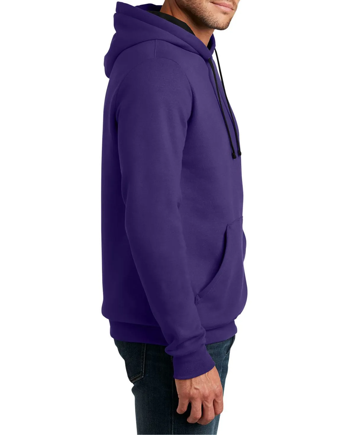 Men's Long Sleeve Hooded Pullover Sweatshirt with Pocket