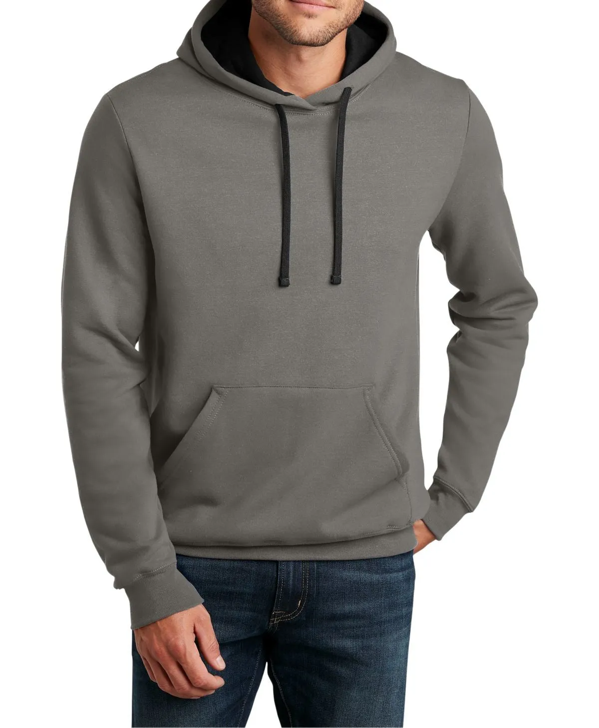 Men's Long Sleeve Hooded Pullover Sweatshirt with Pocket