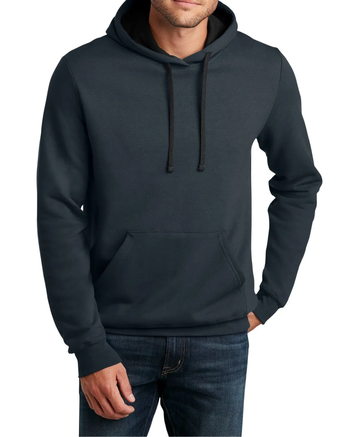 Men's Long Sleeve Hooded Pullover Sweatshirt with Pocket