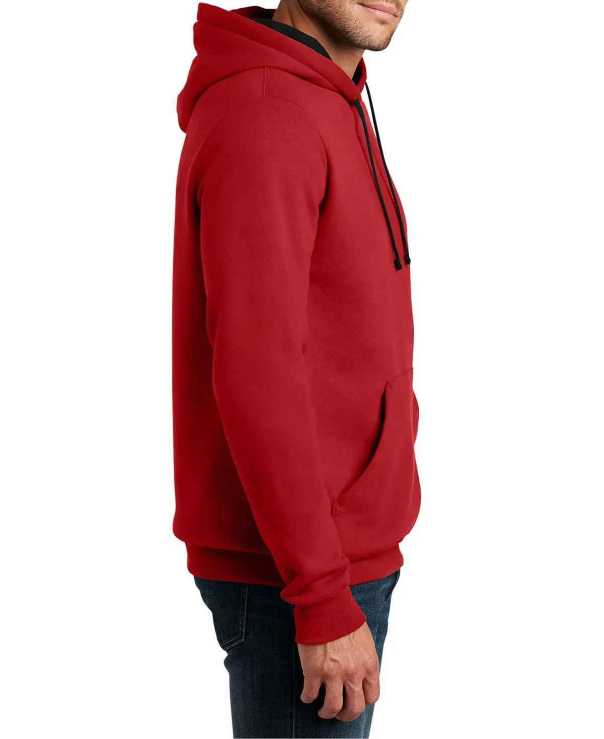 Men's Long Sleeve Hooded Pullover Sweatshirt with Pocket