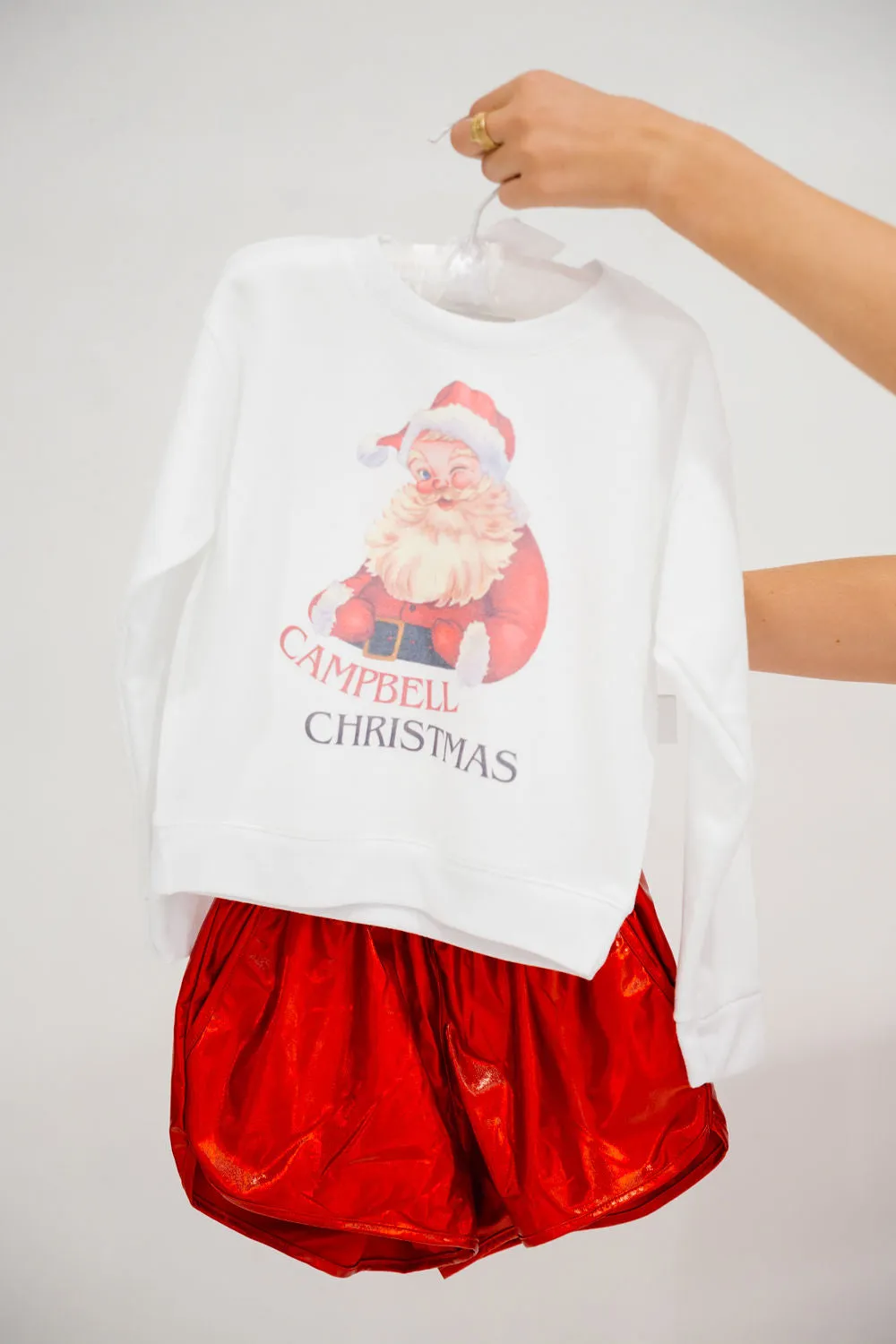 MINI KIDS CUSTOM JOLLY SANTA PULLOVER