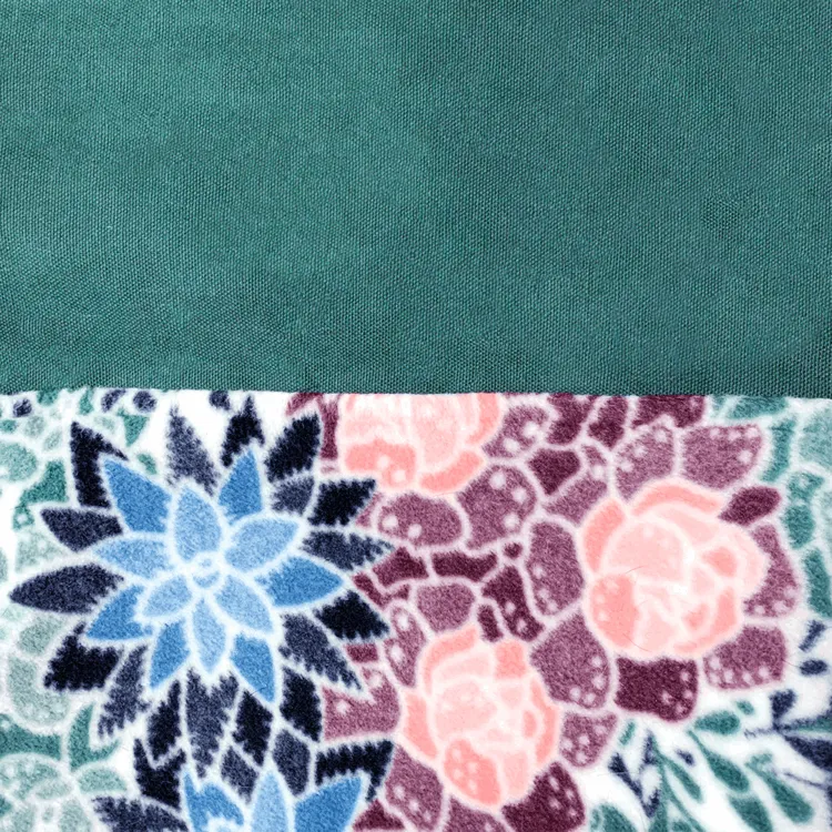 Organa Floral Succulent Winter Fleece Dog Coat