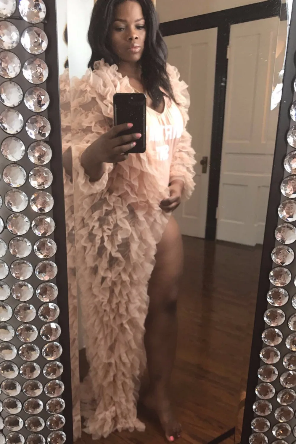 Posh Ruffled Cardigan