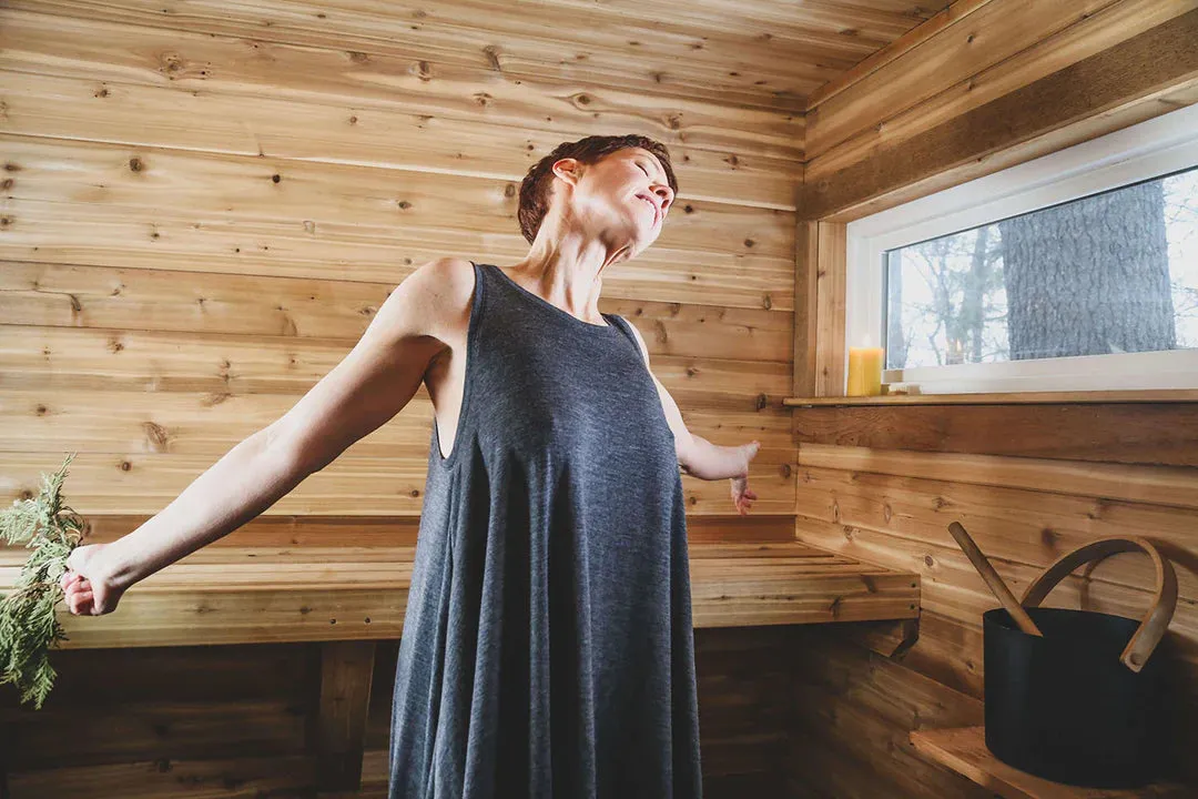 SaunaMekko Merino Wool Sauna Dress