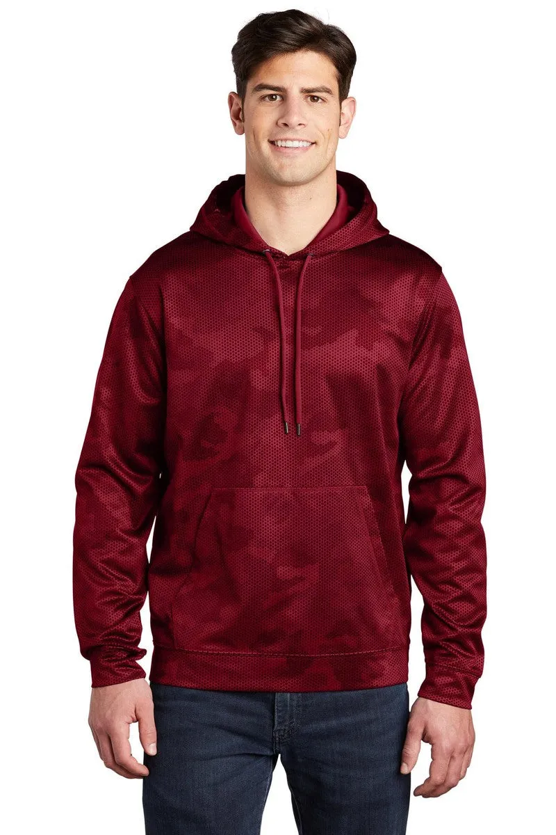 Sport-Tek ST240: Sport-Wick CamoHex Fleece Hooded Pullover