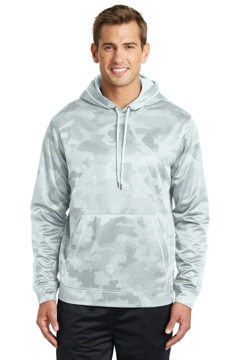 Sport-Tek ST240: Sport-Wick CamoHex Fleece Hooded Pullover