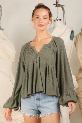 Spring Autumn Women Clothing Pleated Sunken Stripe Knitted Bottoming Shirt Top