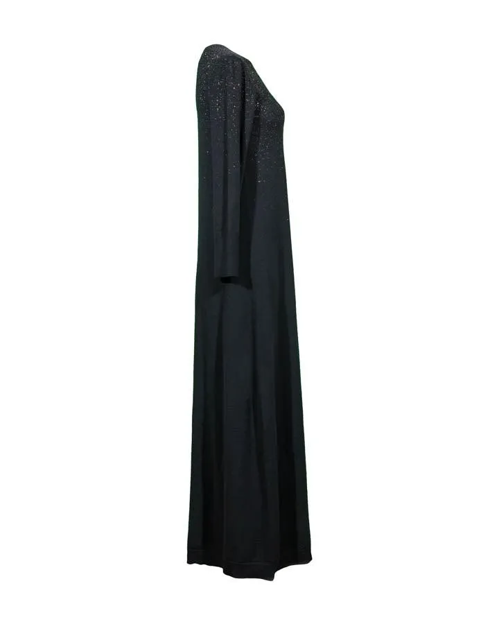 Tonet Sparkle V-Neck Knit Maxi Dress
