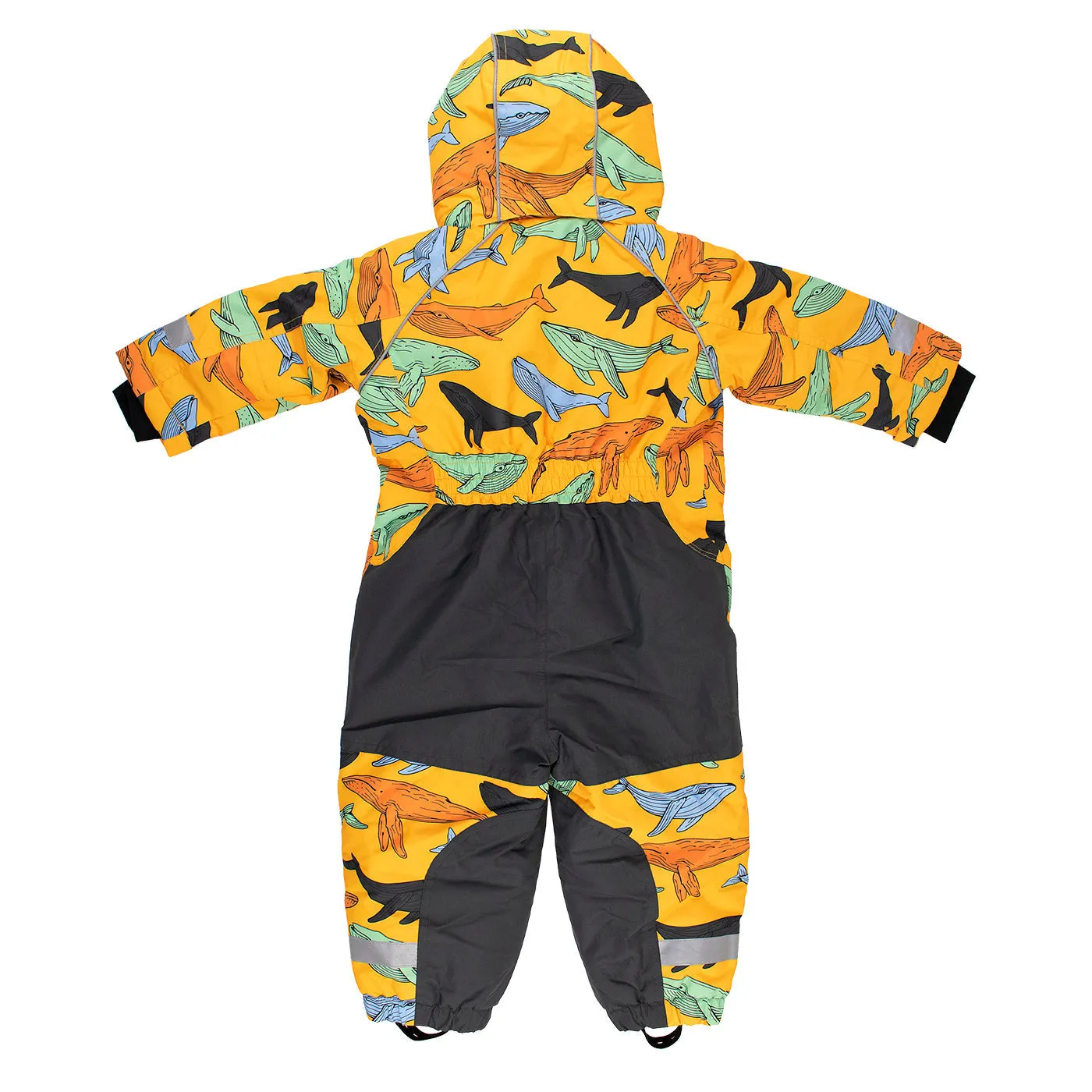 Tumeric Whale Print Winter Overall