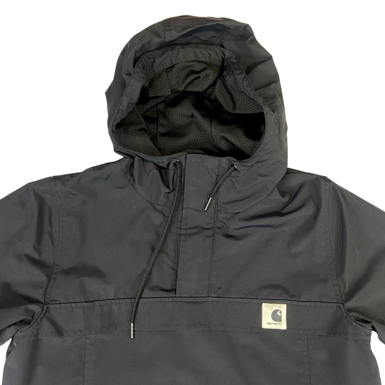 Vintage 00s Black Carhartt Pullover Waterproof Jacket M
