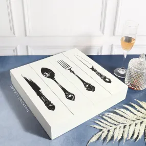 Wooden Cutlery Storage Box